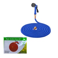 Шланг для полива растягивающийся с распылителем 5-25 метров,50FT