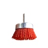 Щетка для дрели чашечная нейлоновая 65 мм, 2,5", со шпилькой, "MAXIMUM" MX 18266